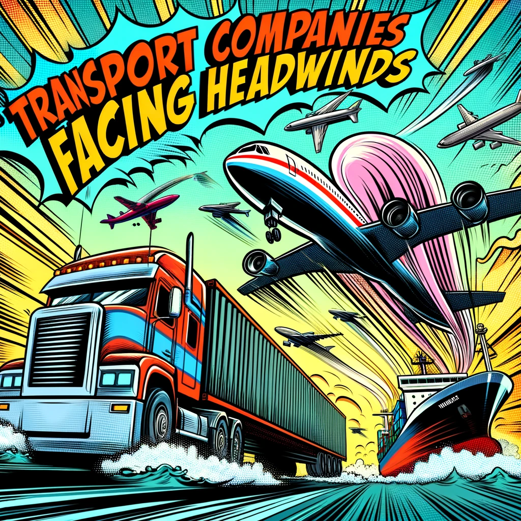 Transportbedrijven hebben wind tegen